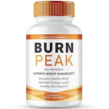 Burn Peaksupplement bottle